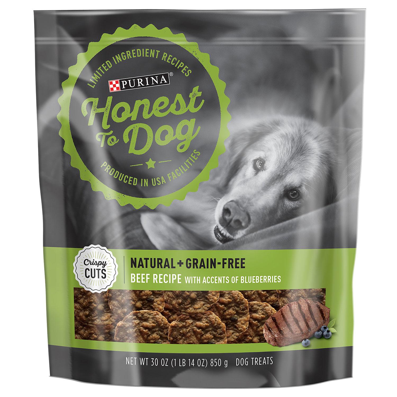 Honest to Dog Natural + GrainFree Crispy Cuts or Tasty