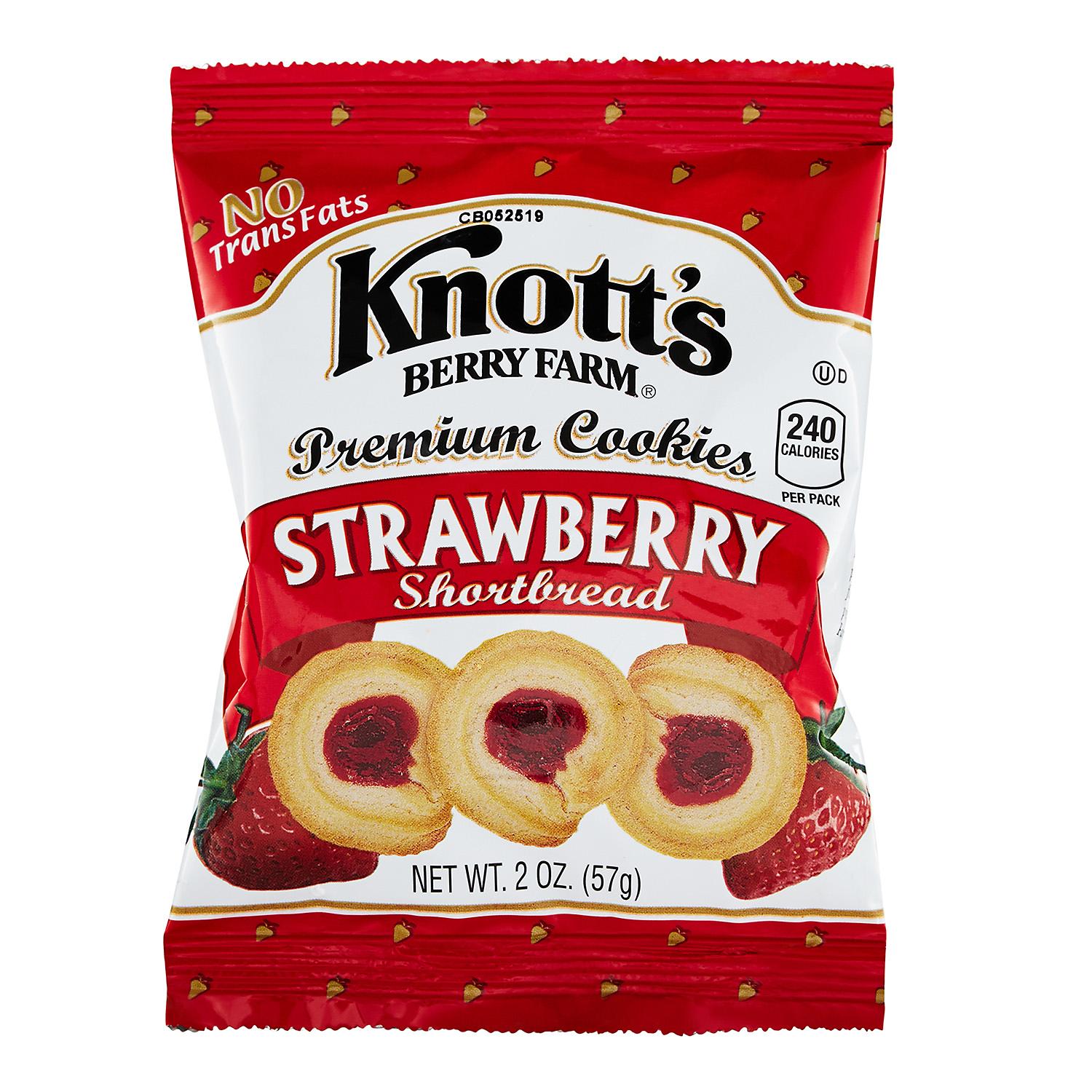 Knott's Berry Farm Strawberry Shortbread Cookies (2 oz., 36 pk